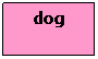 Text Box: dog