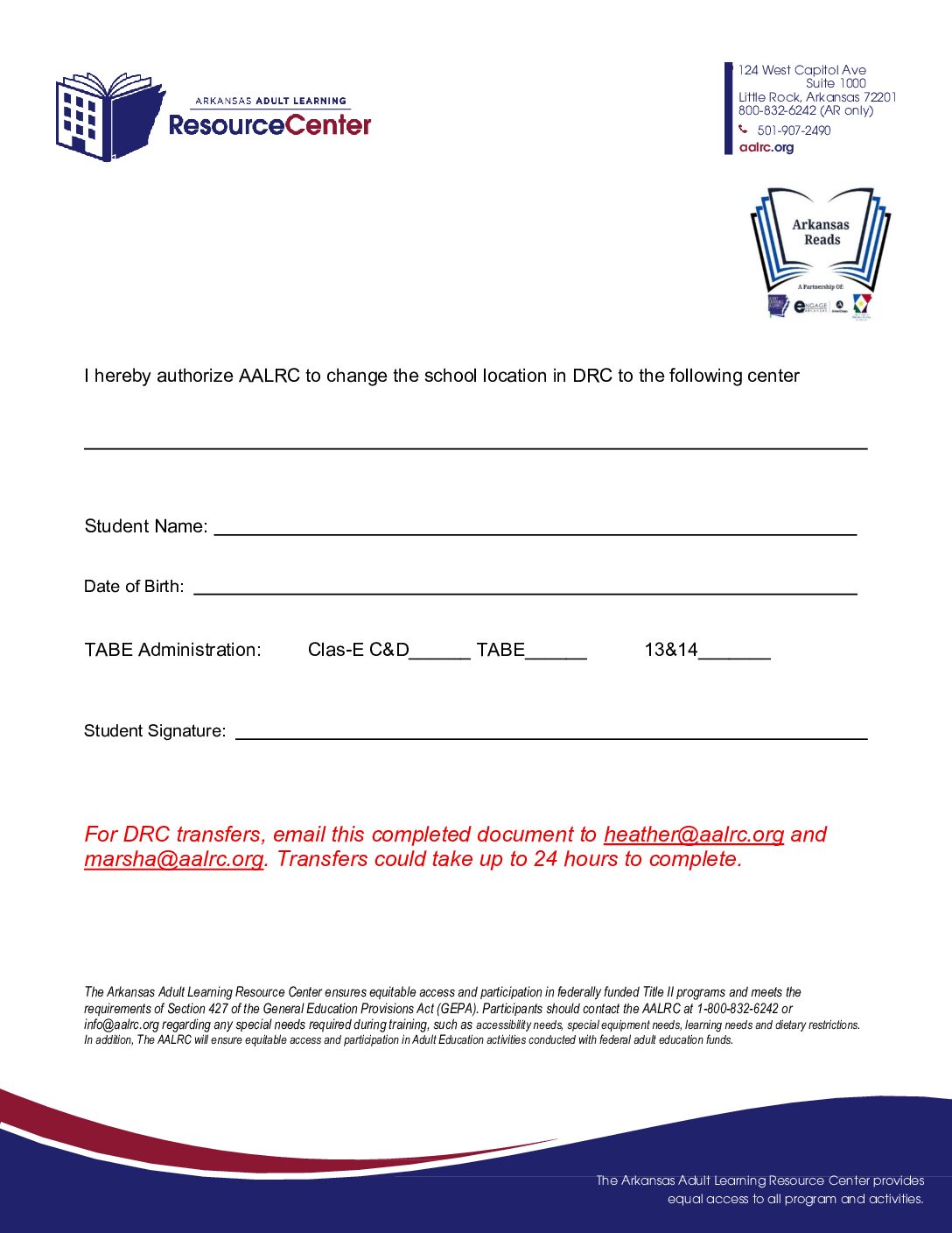 DRC Transfer Form (1)
